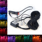 8M RGB Car Fiber Optic Atmosphere Strip LED Footwell Light APP Universal Decor