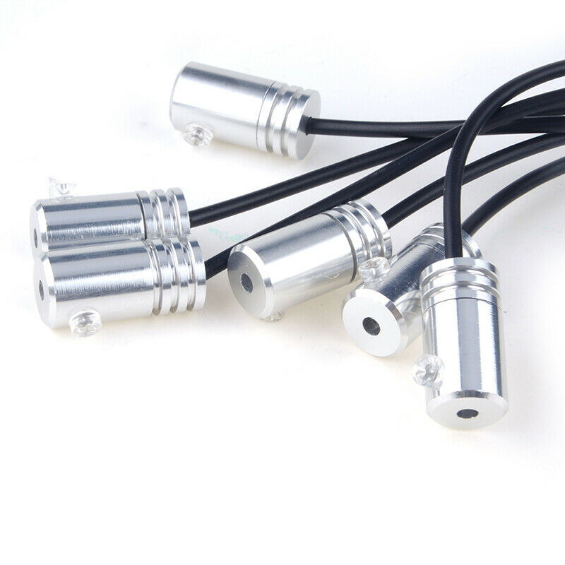 8M RGB Car Fiber Optic Atmosphere Strip LED Footwell Light APP Universal Decor