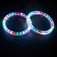 2X Bluetooth RGB Halo Fog Light Rings Angel eyes Headlight Bulbs Remo For Ford