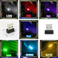 5pcs Mini USB LED Wireless Lamp Car Atmosphere Light Colorful Accessories
