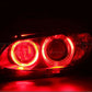 60/70/100/110MM Red COB LED Headlight Rings Halo Angel Eyes Universal High Power