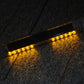 Car 12V 16LEDs Yellow Strobe Flash Light Police Warning Flashing Dash Lamp UK