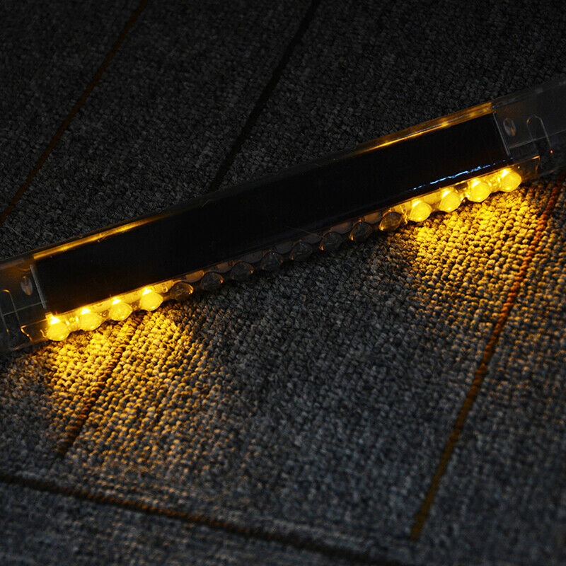 Car 12V 16LEDs Yellow Strobe Flash Light Police Warning Flashing Dash Lamp UK