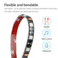 UK 90x120CM LED Strip Under Car Tube underglow Underbody System Neon Lights Kits