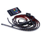 UK 90x120CM LED Strip Under Car Tube underglow Underbody System Neon Lights Kits
