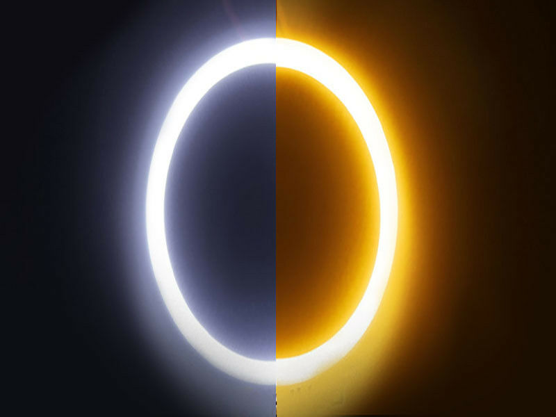 60MM-120MM COB Angel Eyes Halo 12V SMD Car LED Light Ring DRL Headlight Lamp UK