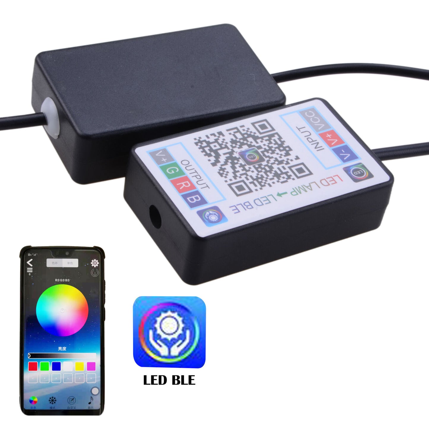 6IN1 Car 8M RGB Ambient Fiber Optic Neon Atmosphere Light Interior Light APP UK