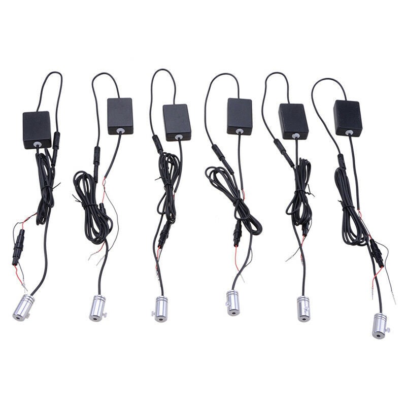 6IN1 Car 8M RGB Ambient Fiber Optic Neon Atmosphere Light Interior Light APP UK