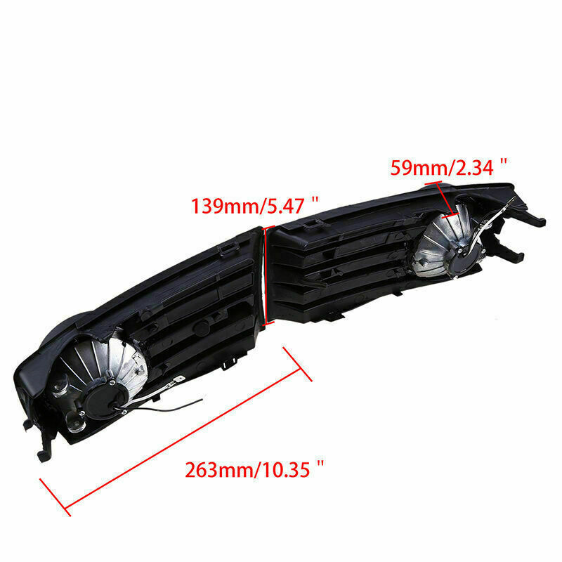 2Pcs Halo Ring Fog Light & Grille L&R Set Fit For VW Golf Mk5 Rabbit 2004-2009