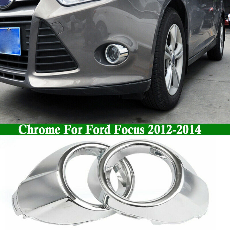 TOP QUALITY FOR FORD FOCUS MK3 2011 2012 2013 2014 2015 FOGLIGHT COVER CROME UK