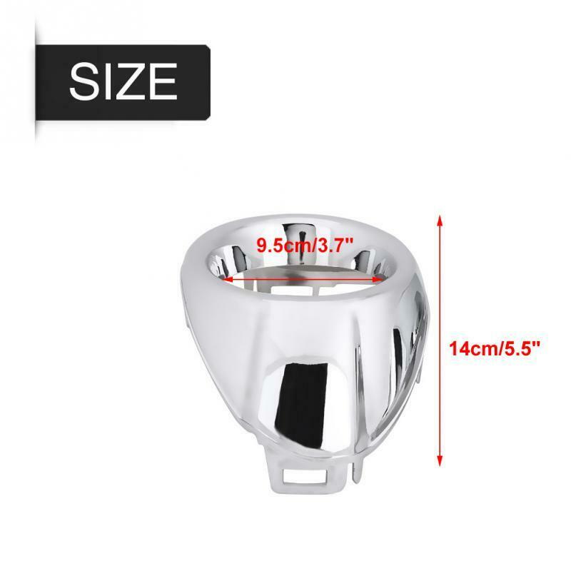 Driver Chrome Front Fog Light Cover Bezel Lamp Trims For Ford Focus 2012-2014