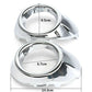 FOR FIESTA FORD FOCUS MK7 MK3 2011 2012 2013 2014 2015 FOGLIGHT COVER CROME UK