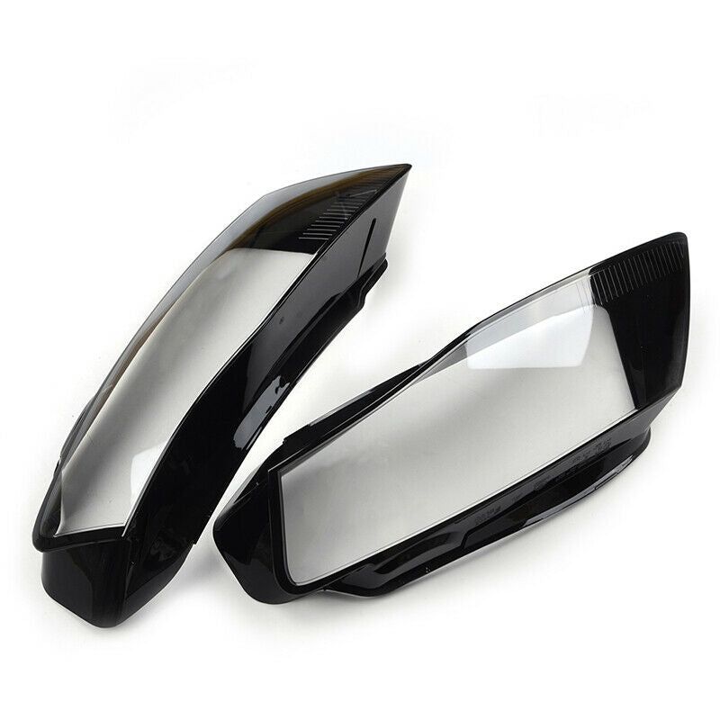 A Pair Cover Lens Clear Headlight Headlamp Side Fit For Audi A4 2009-2012 UK AE