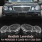Left&Right Side Headlight Lens Cover Shell For Mercedes Benz E Class W211 02-08