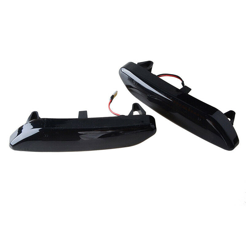 For 2012-2017 Mini Cooper R60 R61 Black Amber LED Turn Signal Side Marker Lights