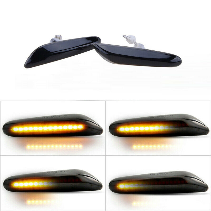 Dynamic LED Turn Signal Side Light Indicator For BMW E90 E91 E92 E60 E46 E87 E82
