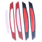 4x Red Car Warn Strip Tape Bumper Safety Stickers Decals Reflective Protect Deco