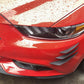 6pcs Plastic Car Front Bumper Lip Splitter Fins Body Spoiler Canards Black