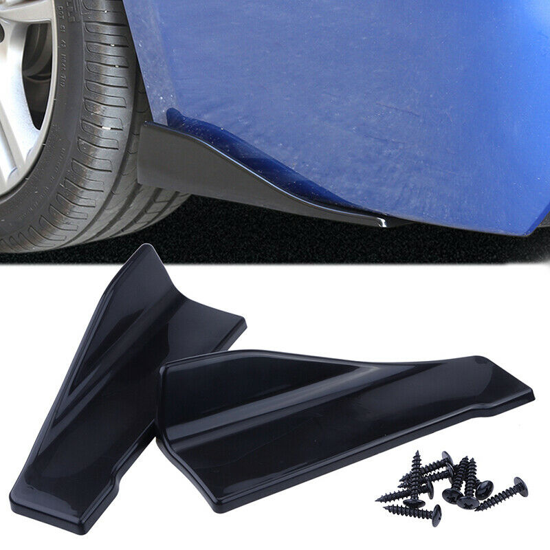 NEW Car Bumper Winglet Spoiler Rear Lip Side Skirt Extension Canard Diffuser UK