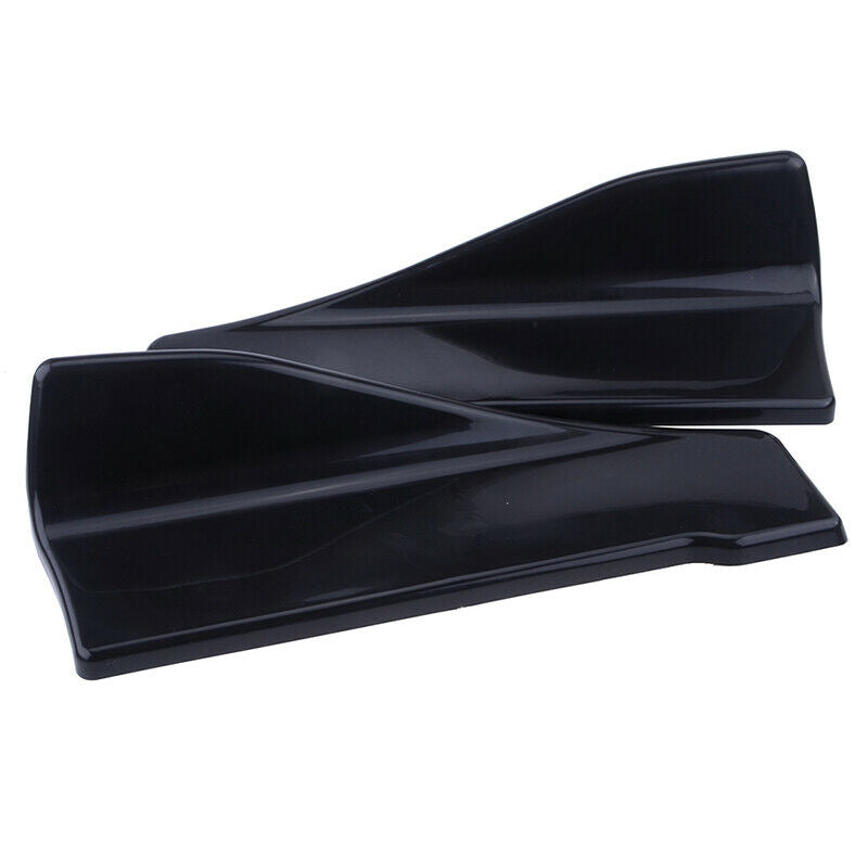 NEW Car Bumper Winglet Spoiler Rear Lip Side Skirt Extension Canard Diffuser UK