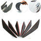 6Pcs/Set Carbon Car Front Bumper Lip Splitter Fins Body Spoiler Canards Fin Lip