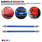 200mm Blue Adjustable Car Front /Rear Bumper Lip Splitter Strut Brace Rod Sport