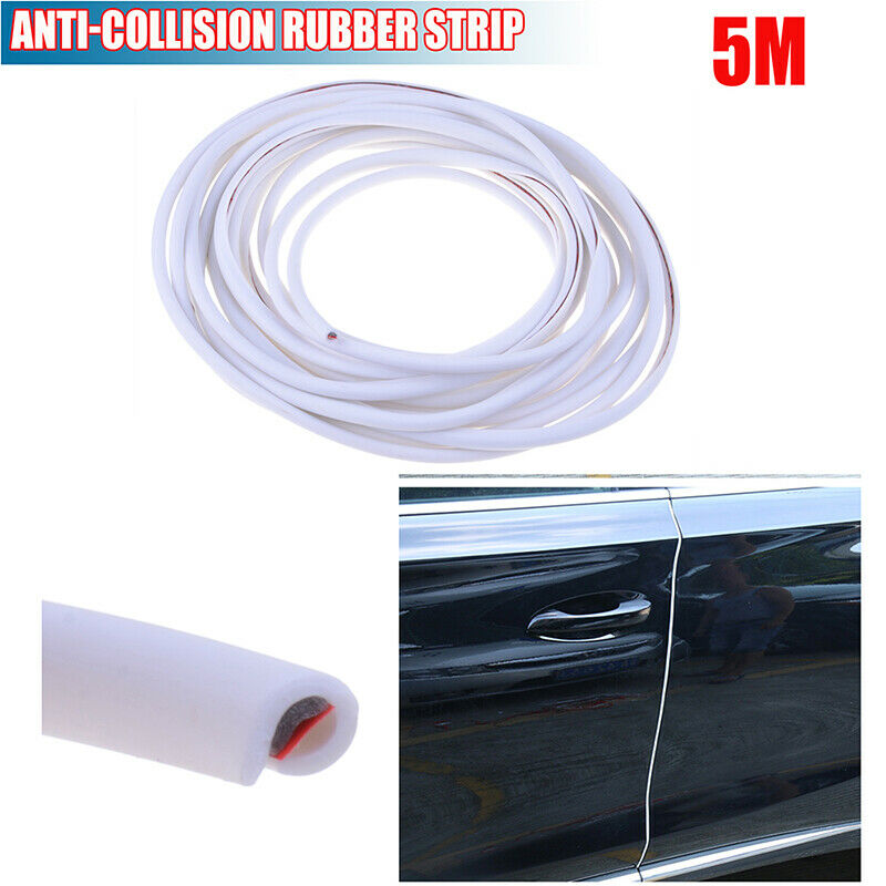 White Car Door Boot Edge Protector Seal Strip Guard Weatherstrip Trim Rubber ah0