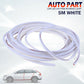 White Car Door Boot Edge Protector Seal Strip Guard Weatherstrip Trim Rubber ah0