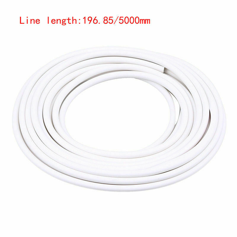 White Car Door Boot Edge Protector Seal Strip Guard Weatherstrip Trim Rubber ah0