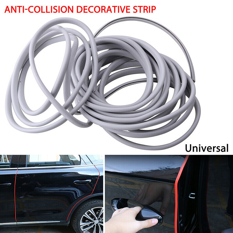 Car Door Edge Protector Strips Moulding Trim Scratch Guard U Profile Grey 5M ah