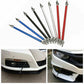 2x Adjustable 2.9"-5.2" Bumper Lip Splitter Rod Strut Tie Bar Support royalblue