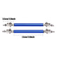 2x Adjustable 2.9"-5.2" Bumper Lip Splitter Rod Strut Tie Bar Support royalblue