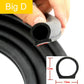 3M Big-D Car Door Seal Strips Rubber Edge Sealing Trim Weatherstrip Protector A