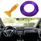 5M Purple+Black Car Styling Strips Trim DIY Interior Door Sticker Line Decals UK