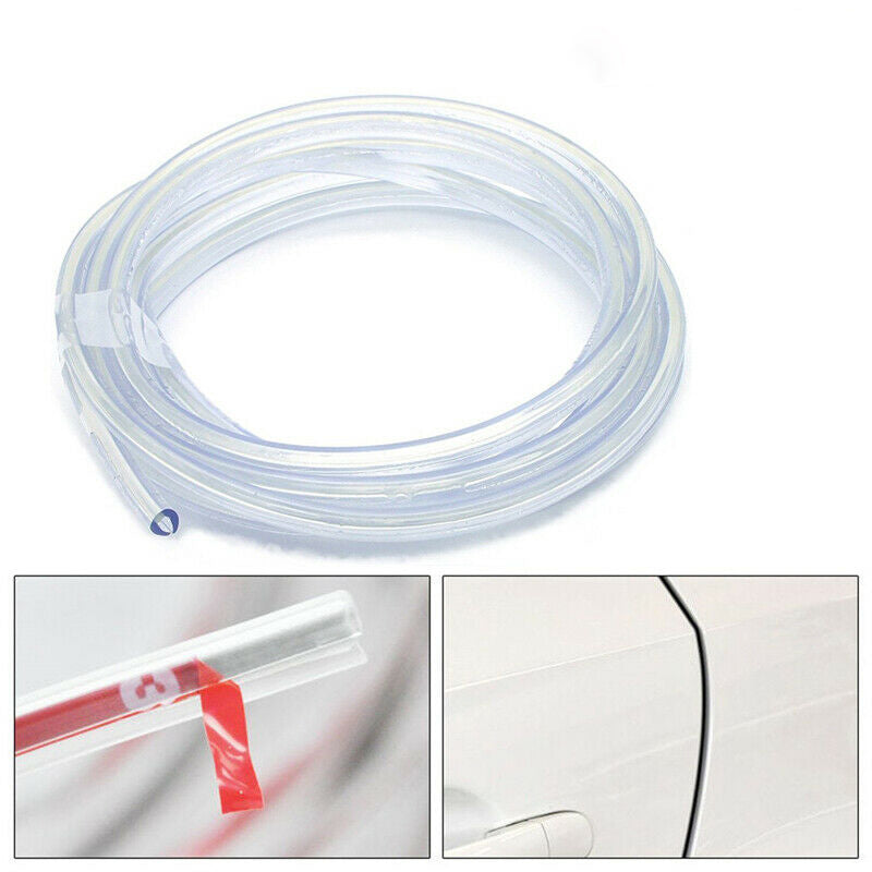 Clear 5M Car Door Edge Protector Strips Moulding Trim Scratch Guard U Profile