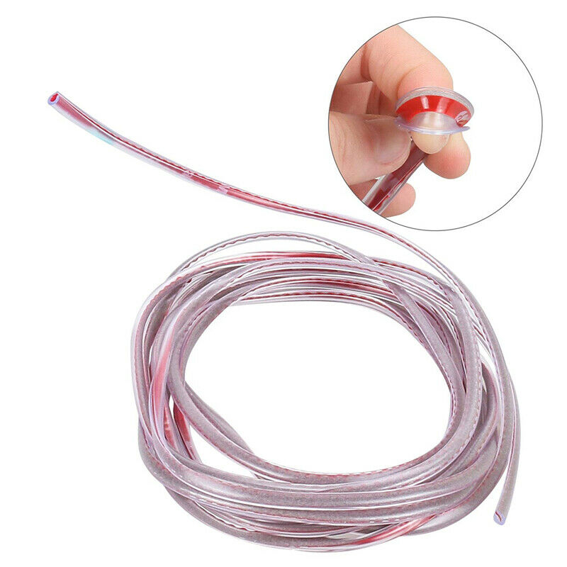 Clear 5M Car Door Edge Protector Strips Moulding Trim Scratch Guard U Profile