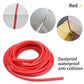 4.5M Car Door Boot Edge Protectors Trim U Shape Guard Seal Rubber Strip Red AH01