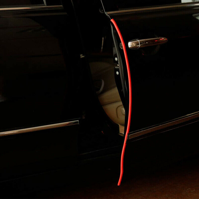4.5M Car Door Boot Edge Protectors Trim U Shape Guard Seal Rubber Strip Red AH01