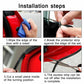 4.5M Car Door Boot Edge Protectors Trim U Shape Guard Seal Rubber Strip Red AH01