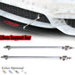20cm Silver Front Rear Bumper Lip Rod Splitter Support Bar Adjustable For Civic