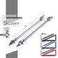 20cm Silver Front Rear Bumper Lip Rod Splitter Support Bar Adjustable For Civic