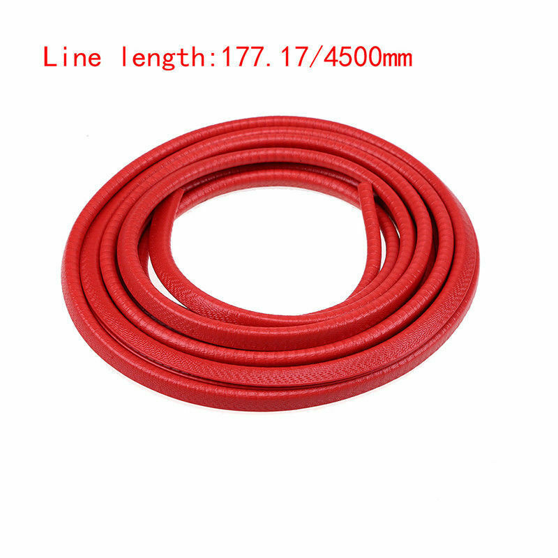 4.5m Red U-shape Car Door Rear Window Edge Protection Strip Seal UK Slap-up
