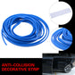 5m Blue V-shape Car Door Rear Edge Protector Seal Strip Guard Trim Rubber For VW