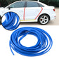 5m Blue V-shape Car Door Rear Edge Protector Seal Strip Guard Trim Rubber For VW