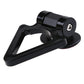 1pc Black Universal Car Racing Triangle Tow Hook Front Rear Bumper Decoration