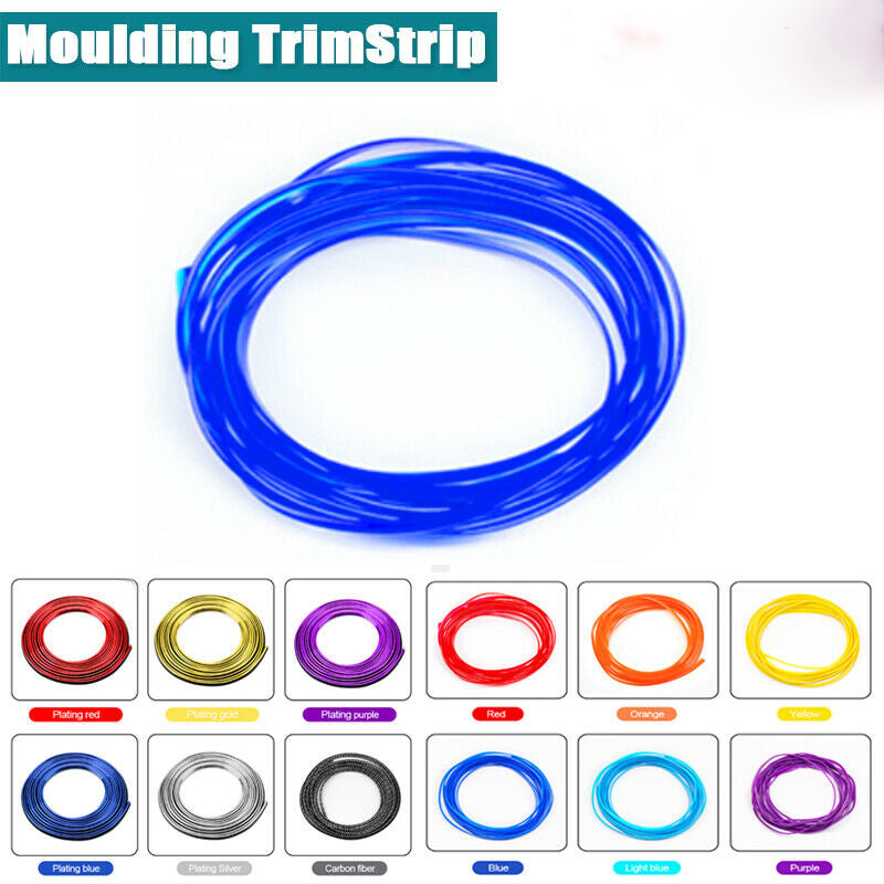 5M DIY Car Interior Exterior Door Edge Decoration Moulding Trim Strip Roll Calm