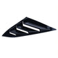 2x For Honda Civic 2016-2018 Left Right Side Window Louver Scoop Cover Black