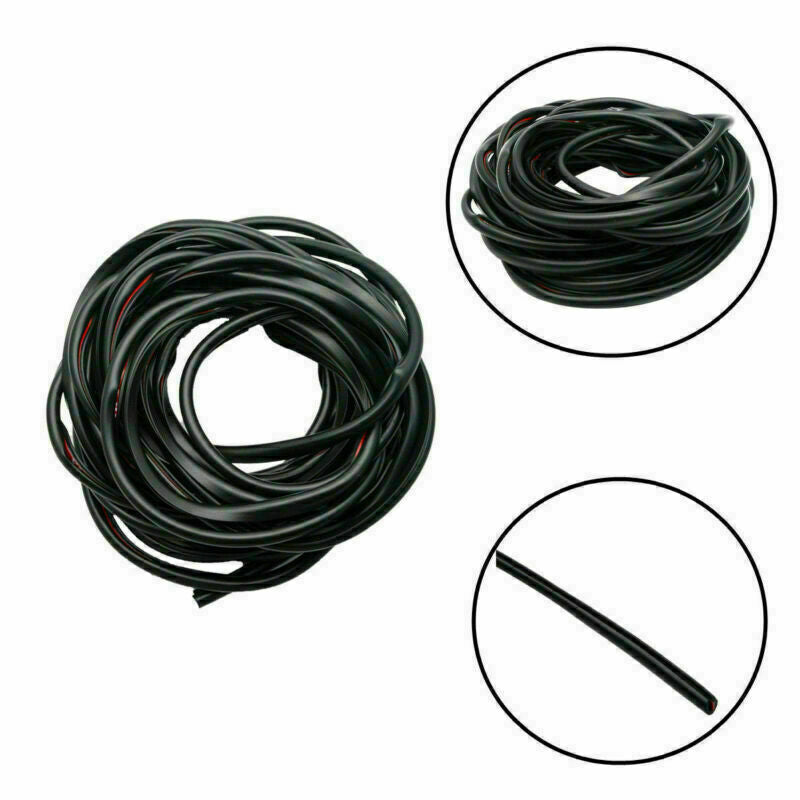 1*5M Black Car Door Boot Edge Protector Seal Strip Guard Watwepoor Trim Rubber