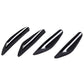 4x Black Car Bumper Protector Straps Guard Door Edge Anti-Scratch Strips part ah