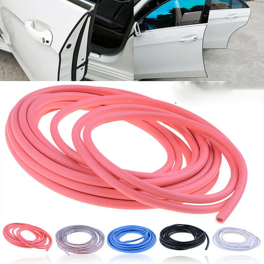 5M Auto Scratch Door Edge Guard Protector Molding Strip Rubber Trim Red Decor